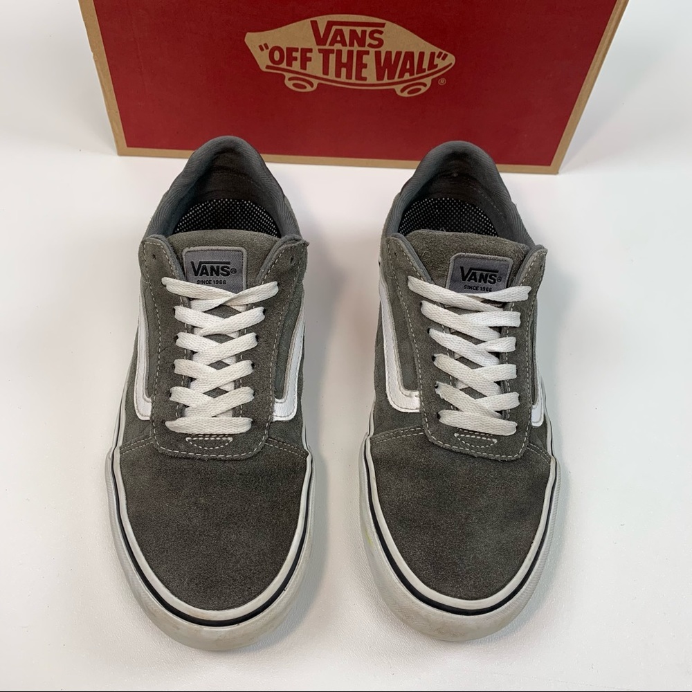 Vans Ward Deluxe Debos Checkerboard Gray Mens 8.5 - Picture 3 of 11